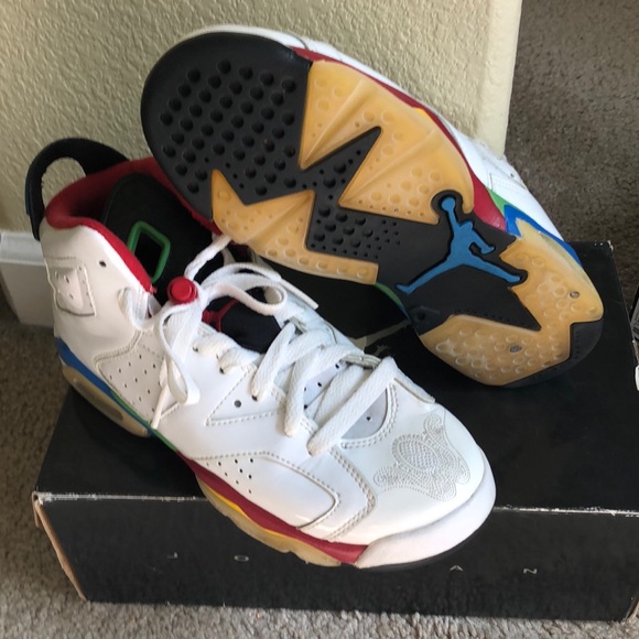 Air Jordan 6 Retro Olympic, size 4.5 - Picture 1 of 1